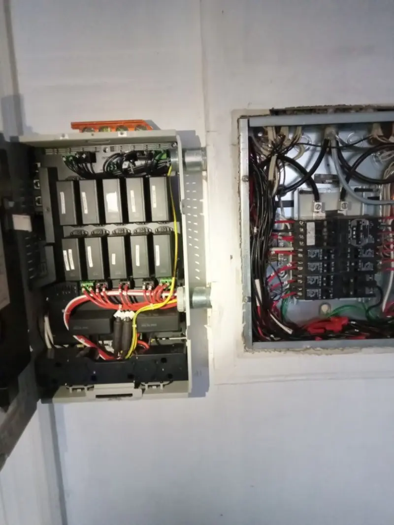 Electrical panel upgrade completed for Carbon Monoxide Detector Installation in East Haven